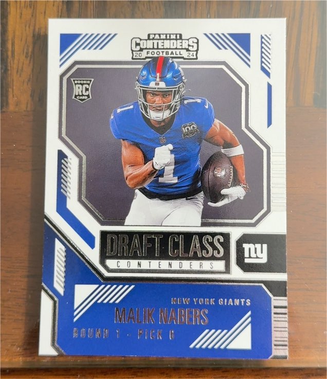 2024 Panini Contenders Draft Class #5 Malik Nabers — front