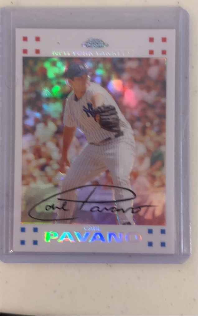 2007 Topps #352 Carl Pavano — front