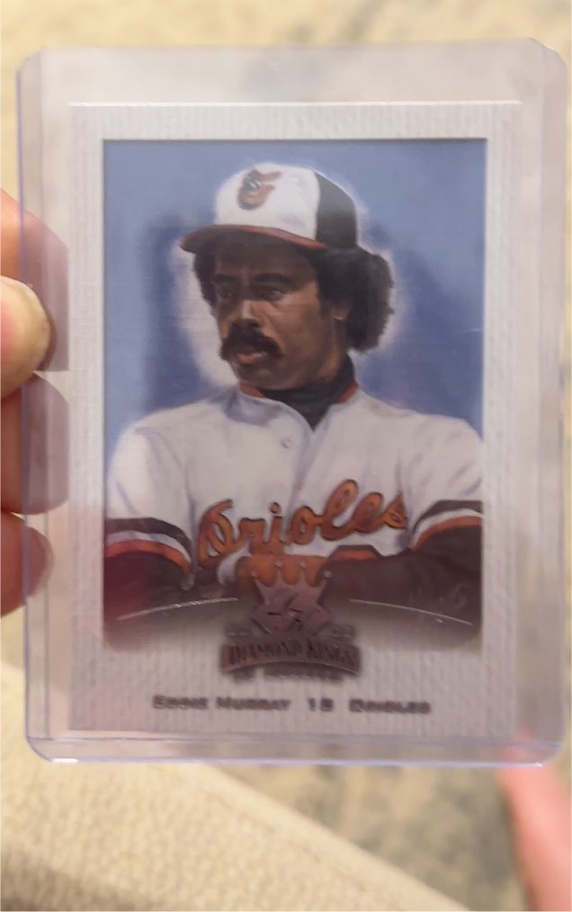2002 Donruss Diamond Kings #15 Eddie Murray — front