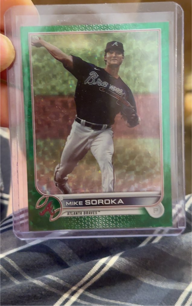 2022 Topps Series 2 #527 Mike Soroka — front