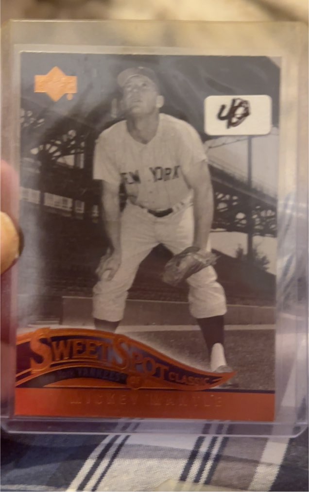 2005 Upper Deck Sweet Spot Classic #61 Mickey Mantle — front