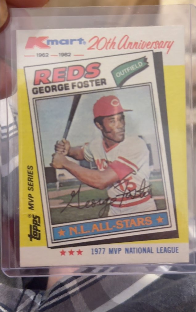 1982 Topps Kmart 20th Anniversary #32 George Foster — front