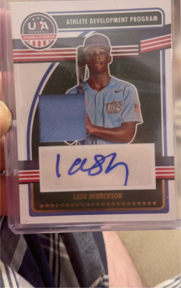 2023 Panini USA Baseball Stars & Stripes #ADPS-IV Lash Henderson — front