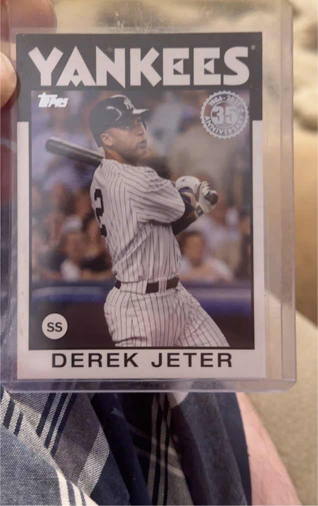 2021 Topps Update #86B-36 Derek Jeter New York Yankees — front