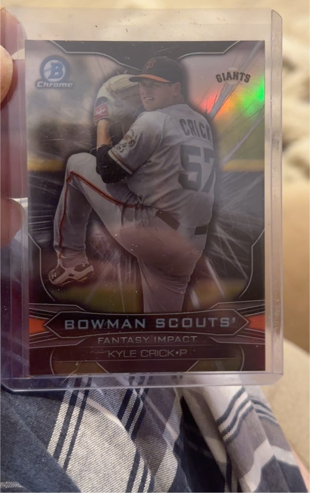 2015 Bowman Chrome Draft Bowman Scouts' Fantasy Impact Kyle Crick #BSI-KC — front