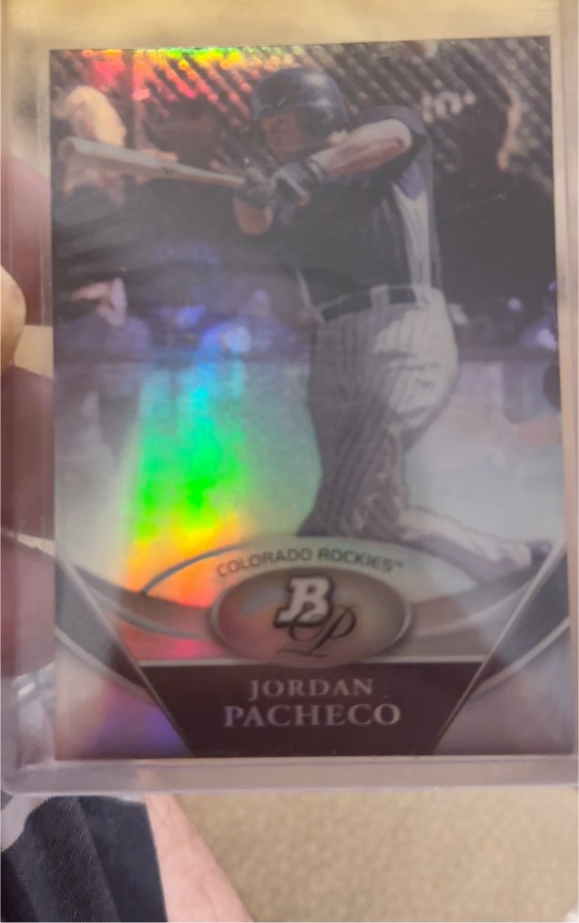 2011 Bowman Platinum Jordan Pacheco — front