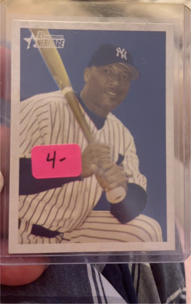2006 Bowman Heritage Jason Giambi — front