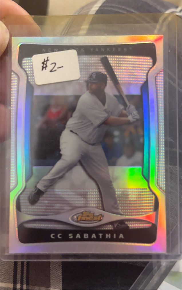 2009 Topps Finest CC Sabathia — front