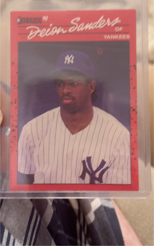 1990 Donruss #427 Deion Sanders — front