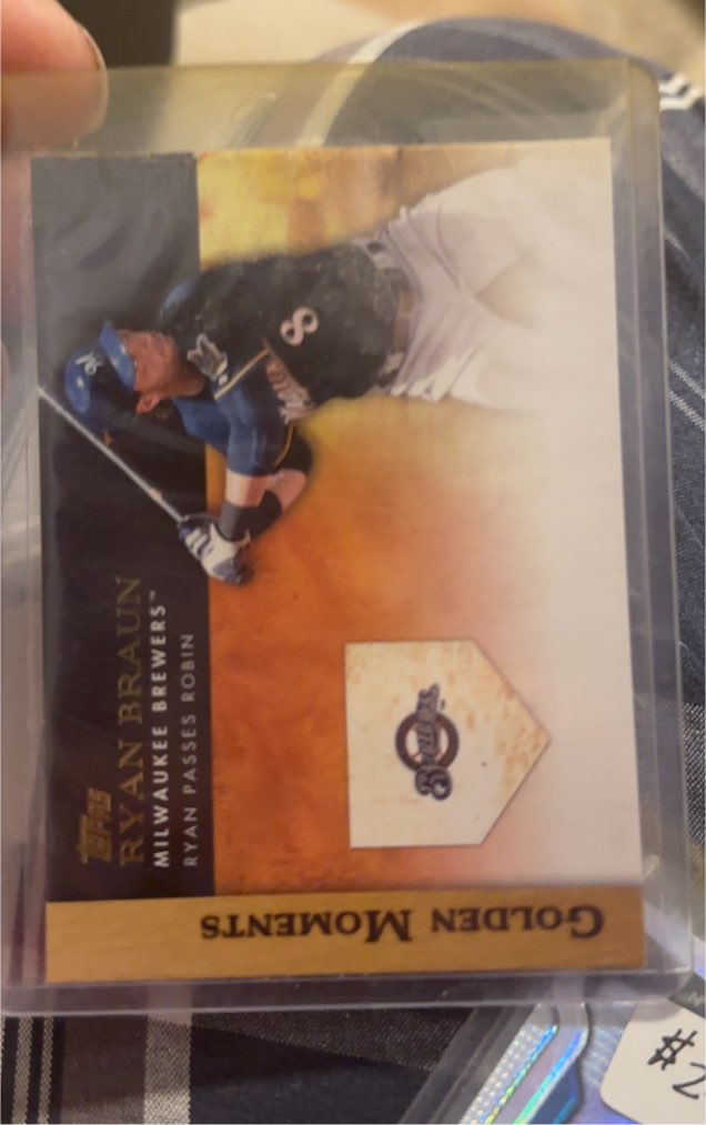 2012 Topps Golden Moments #GM-15 Ryan Braun — front