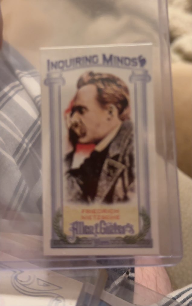 2013 Topps Allen & Ginter Mini #IM-FN Friedrich Nietzsche — front