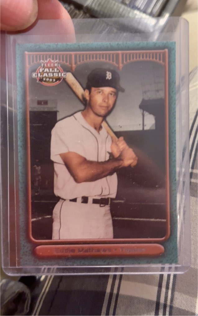 2003 Fleer Fall Classic #3 Eddie Mathews — front