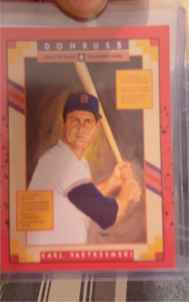 1990 Donruss #588 Carl Yastrzemski Boston Red Sox — front