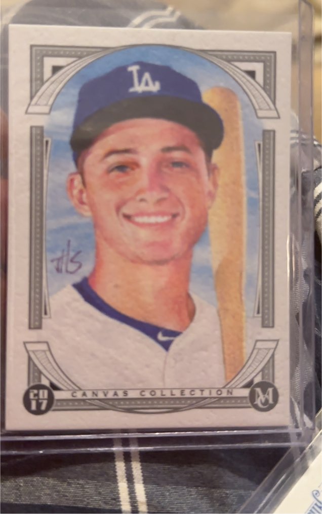 2017 Topps Museum Canvas Collection #CCR-CS Corey Seager — front