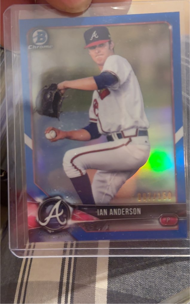2018 Bowman Chrome #BCP83 Ian Anderson — front