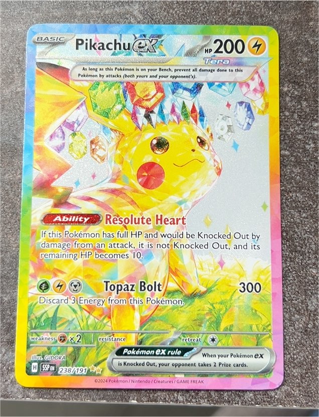 2024 Pokémon #238 Pikachu ex — front
