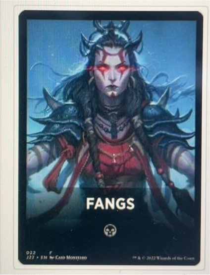 2022 Magic: The Gathering Jumpstart #022 Fangs — front