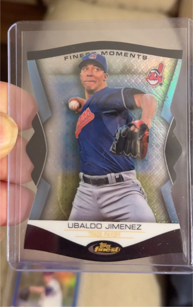 2012 Topps Finest Moments #FM-UJ Ubaldo Jimenez — front