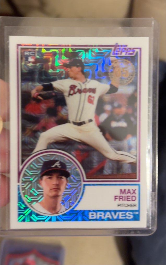 2018 Topps Silver Pack 1983 Chrome #49 Max Fried — front