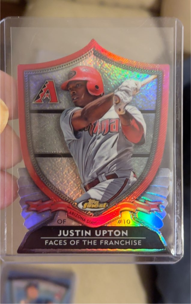 2012 Topps Finest #FF-JU Justin Upton — front