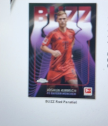 2021-22 Topps Bundesliga Josip Stanišić BUZZ Red Parallel — front