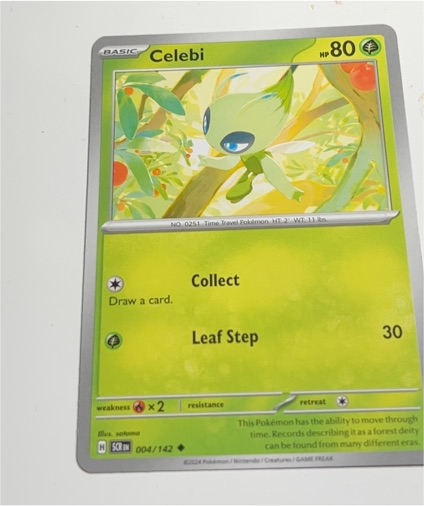 2024 Pokémon Scarlet & Violet: Stellar Crown #004 Celebi — front
