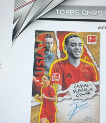 2023 Topps Chrome Bundesliga Jamal Musiala — front