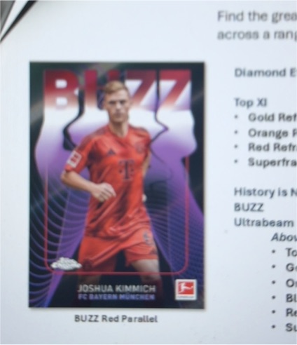 2024-25 Topps Midnight Bundesliga BUZZ #Joshua Kimmich — front