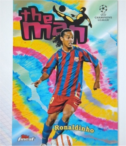2023-24 Topps Finest UEFA Club Competitions The Man #FTM1 Ronaldinho — front