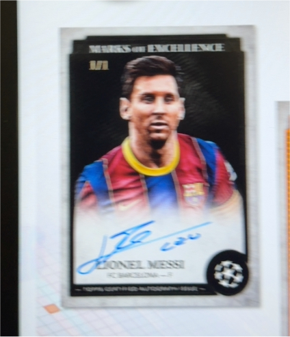 2023 Topps Marks of Excellence #M/E Lionel Messi — front