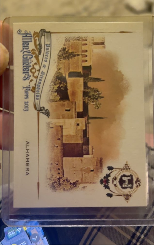2013 Topps Allen & Ginter #PS-ALH Alhambra Palaces and Strongholds — front