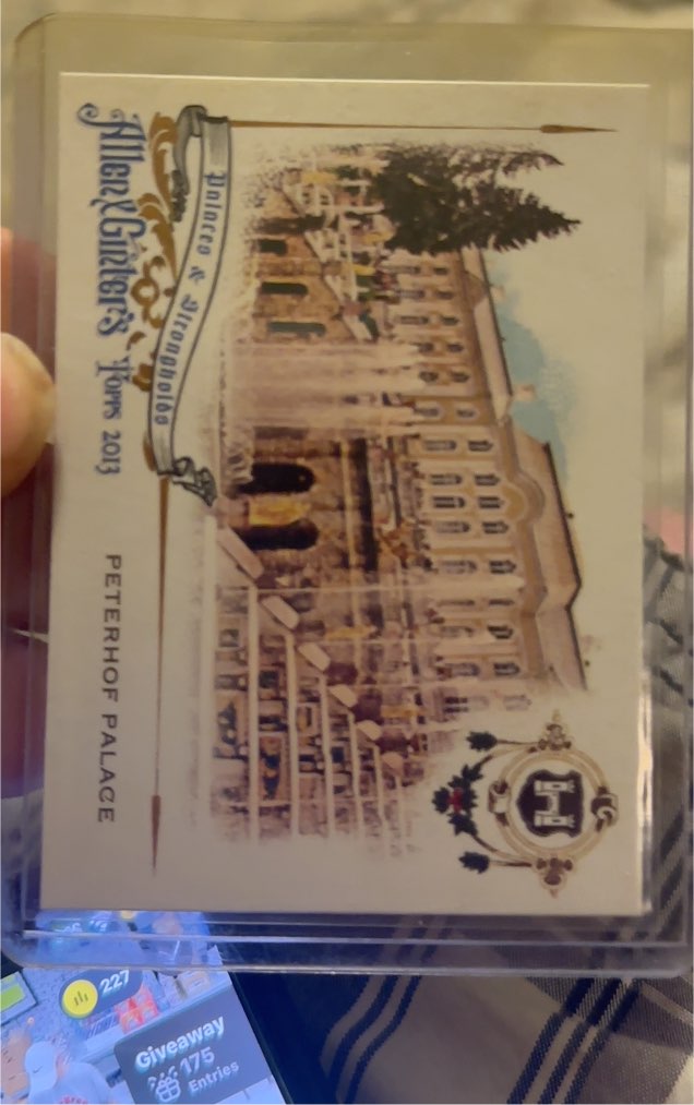2013 Topps Allen & Ginter #PS-PP Peterhof Palace — front