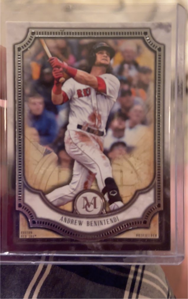 2018 Topps Museum Collection #78 Andrew Benintendi — front
