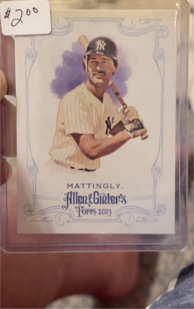 2013 Topps Allen & Ginter #163 Don Mattingly — front