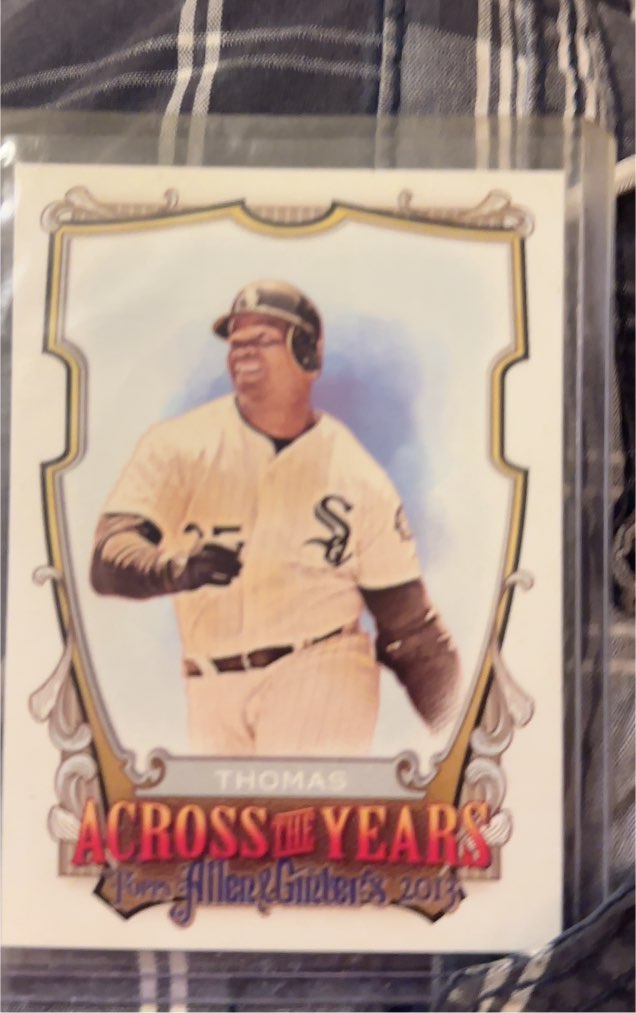 2013 Topps Allen & Ginter Across the Years Frank Thomas — front