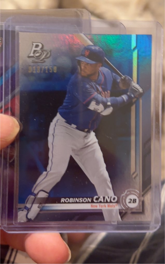 2019 Bowman Platinum #55 Robinson Cano — front
