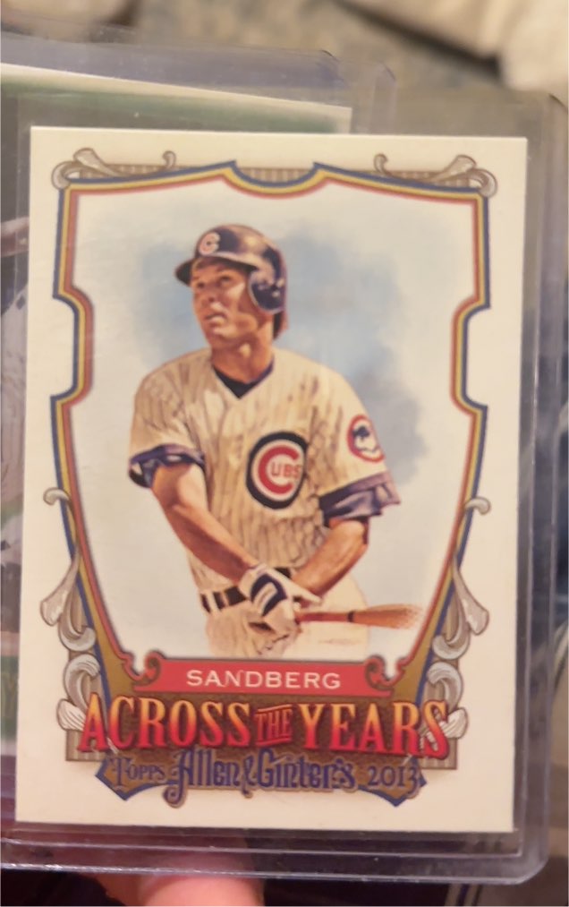 2013 Topps Allen & Ginter's Across the Years #ATYRS Ryne Sandberg — front
