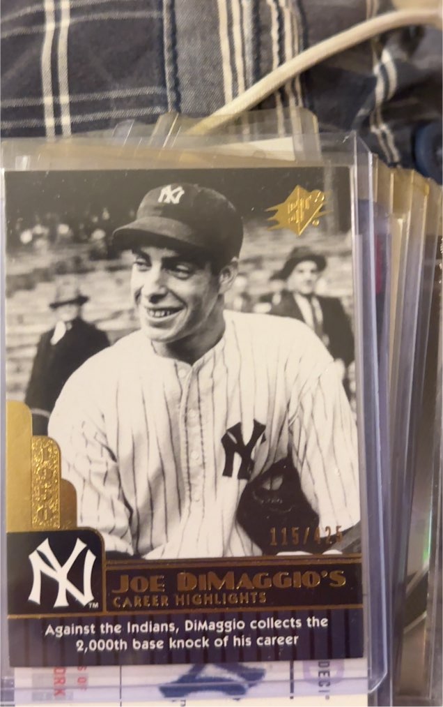 2009 Upper Deck SPx #JD-92 Joe DiMaggio Career Highlights — front