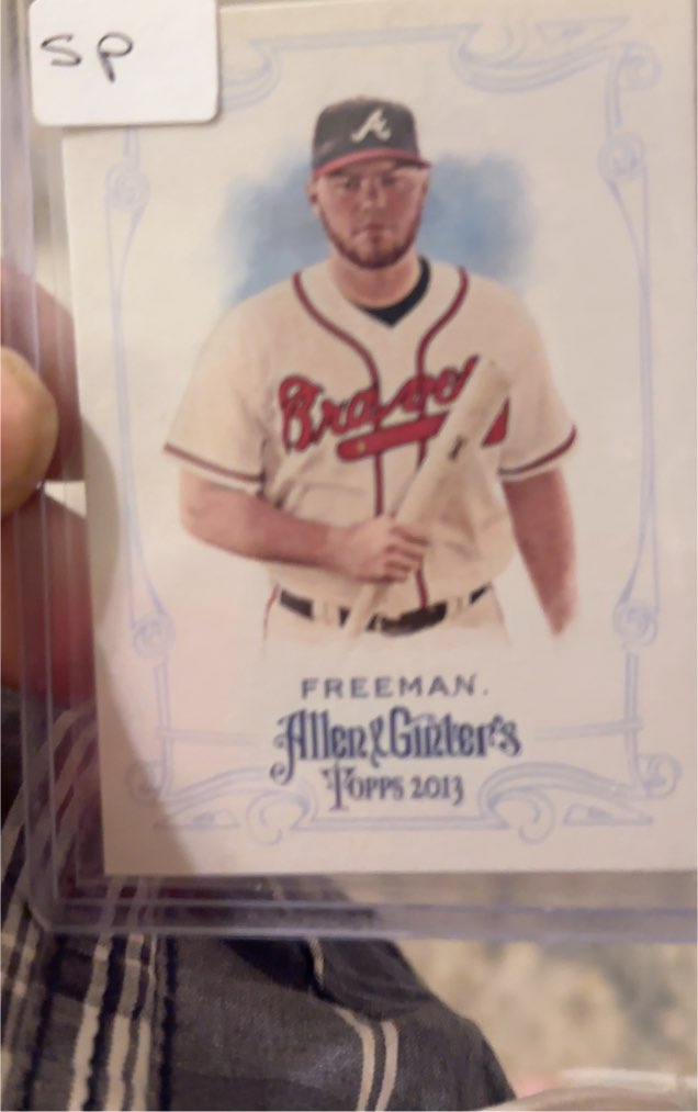 2013 Topps Allen & Ginter's #304 Freddie Freeman — front