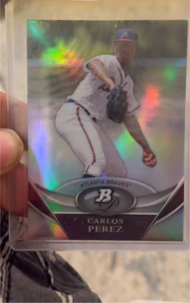 2011 Bowman Platinum Prospects #BPP58 Carlos Perez — front