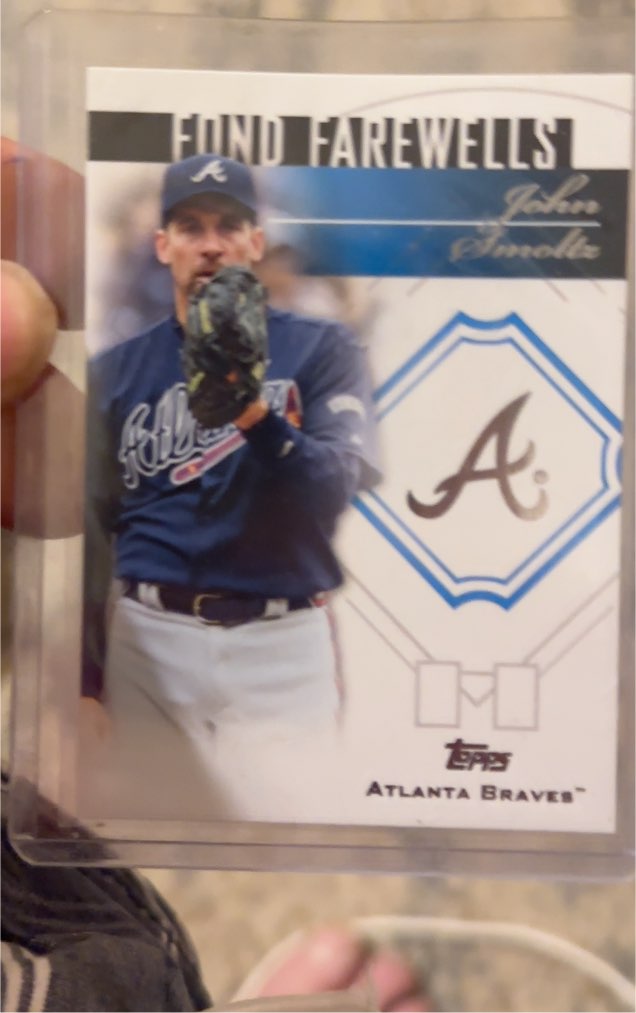 2014 Topps Update Fond Farewells #FF-JS John Smoltz — front