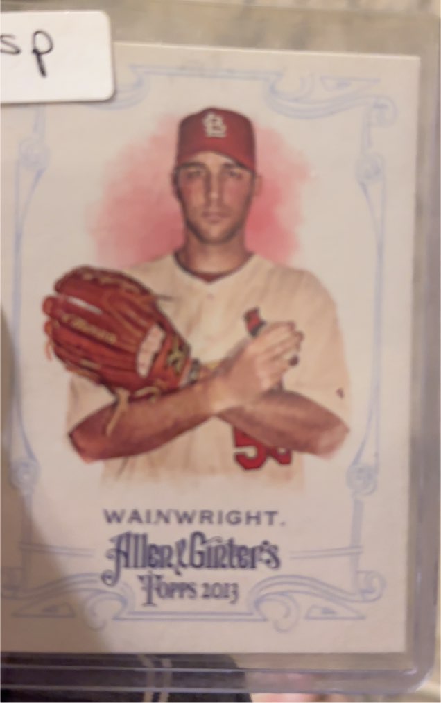 2013 Topps Allen & Ginter #342 Adam Wainwright — front