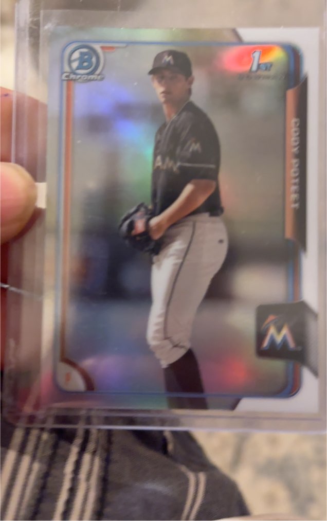 2015 Bowman Chrome #108 Cody Poteet — front