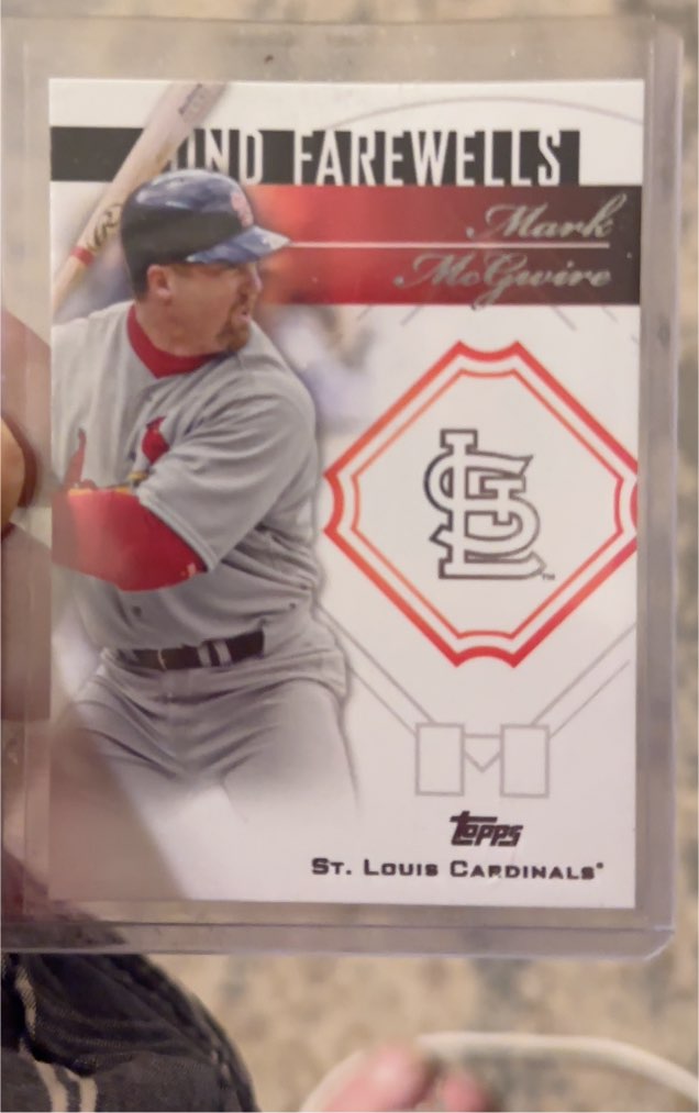 2014 Topps Update Fond Farewells #FF-MM Mark McGwire — front