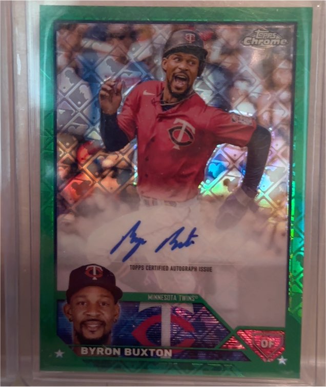 2023 Topps Chrome Logofractor #RCA-BBX Byron Buxton — front