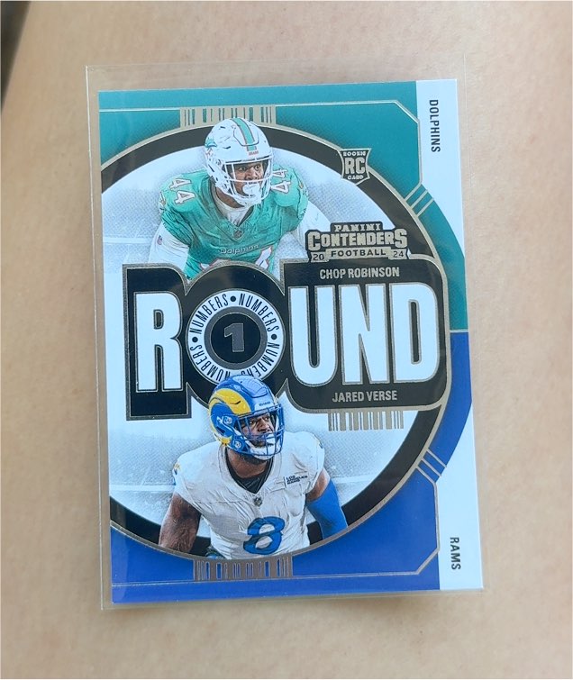 2024 Panini Contenders Football Round Numbers #6 Chop Robinson / Jared Verse — front