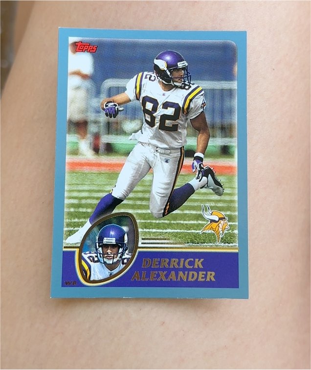 2003 Topps #322 Derrick Alexander — front