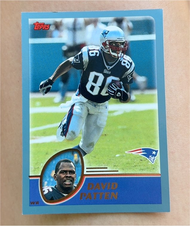 2003 Topps #13 David Patten — front
