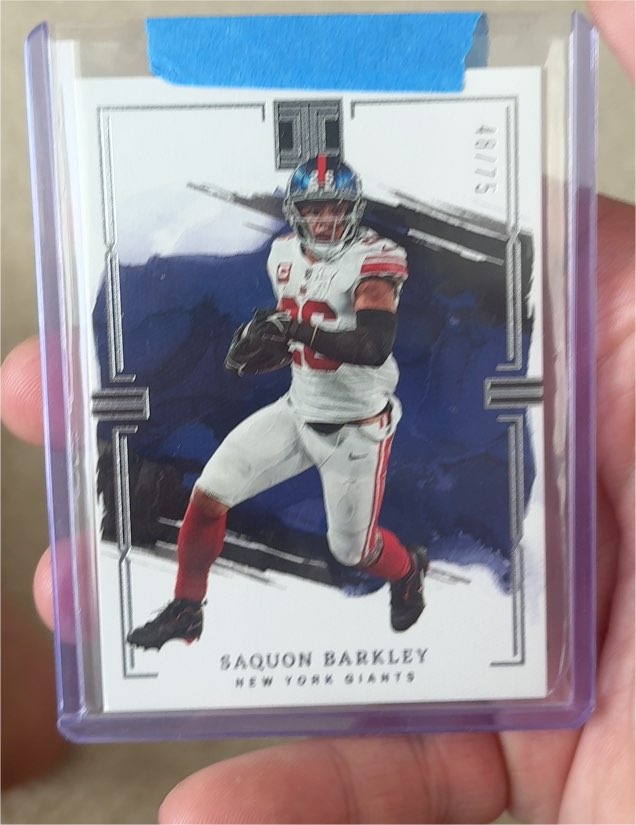 2023 Panini Impeccable #55 Saquon Barkley — front