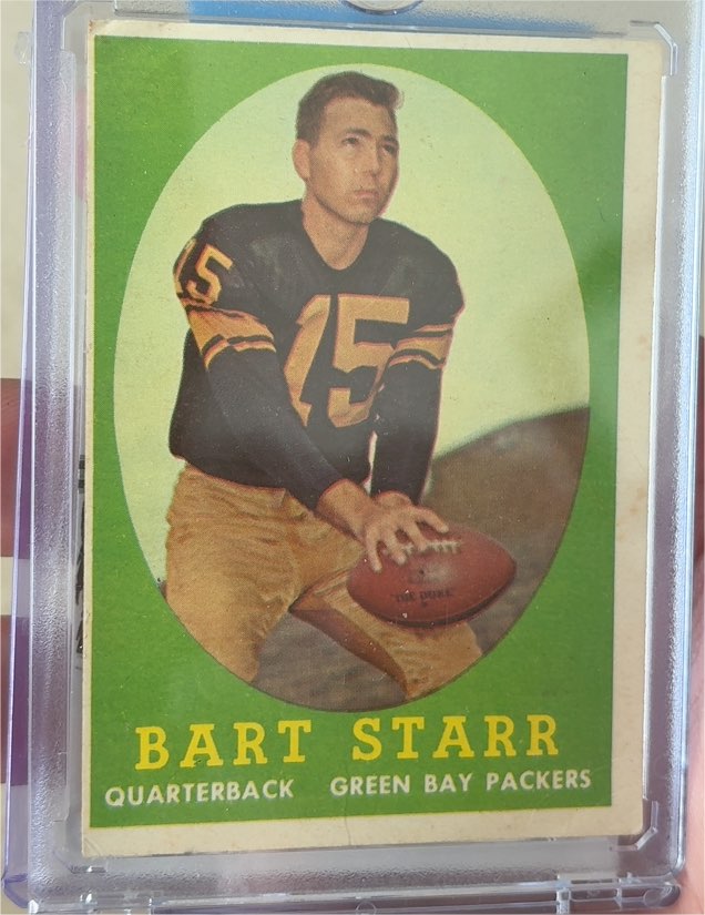 1958 Topps Football #66 Bart Starr — front